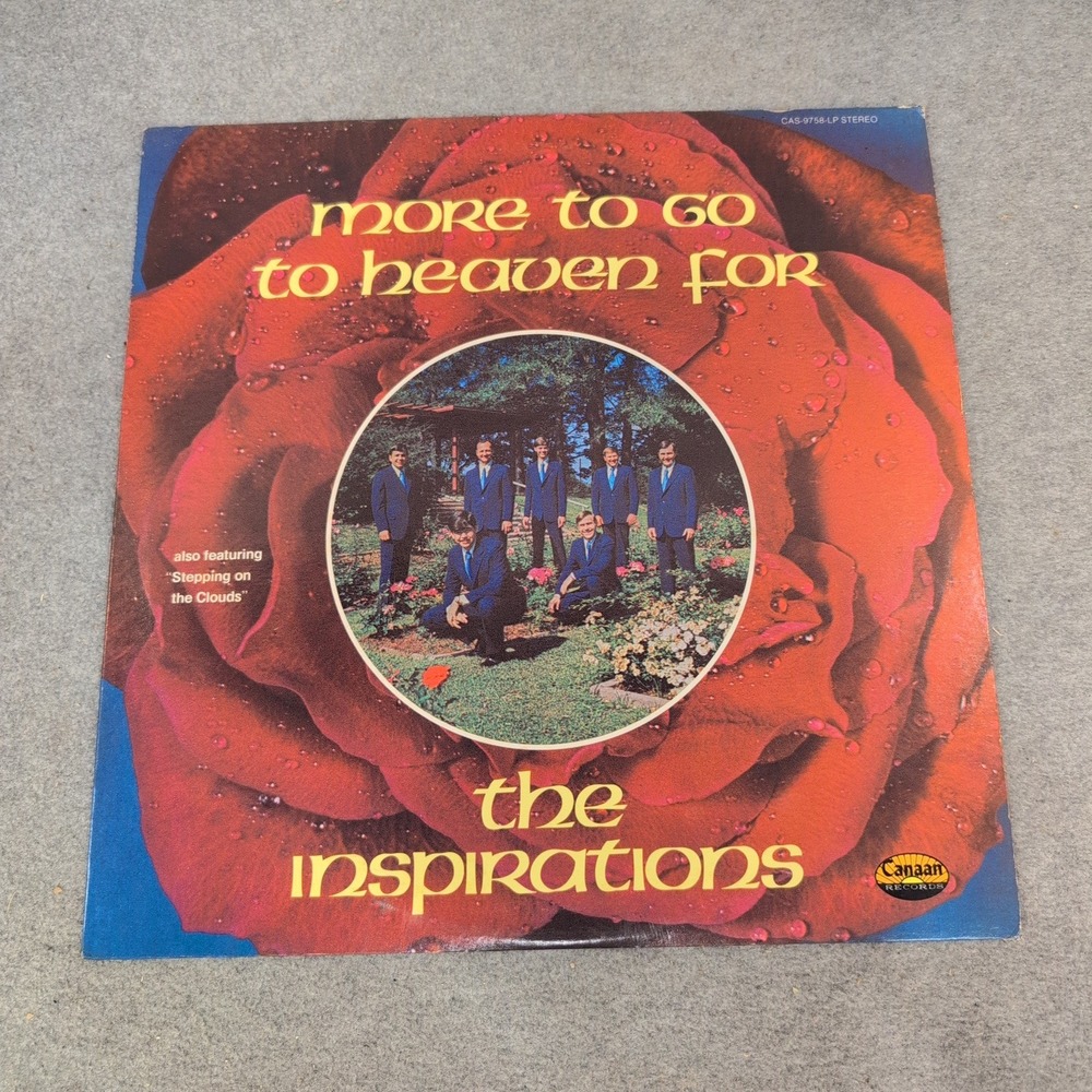 The Inspirations More To Go To Heaven For Vinyl LP Canaan Records 1974 - Picture 1 of 4